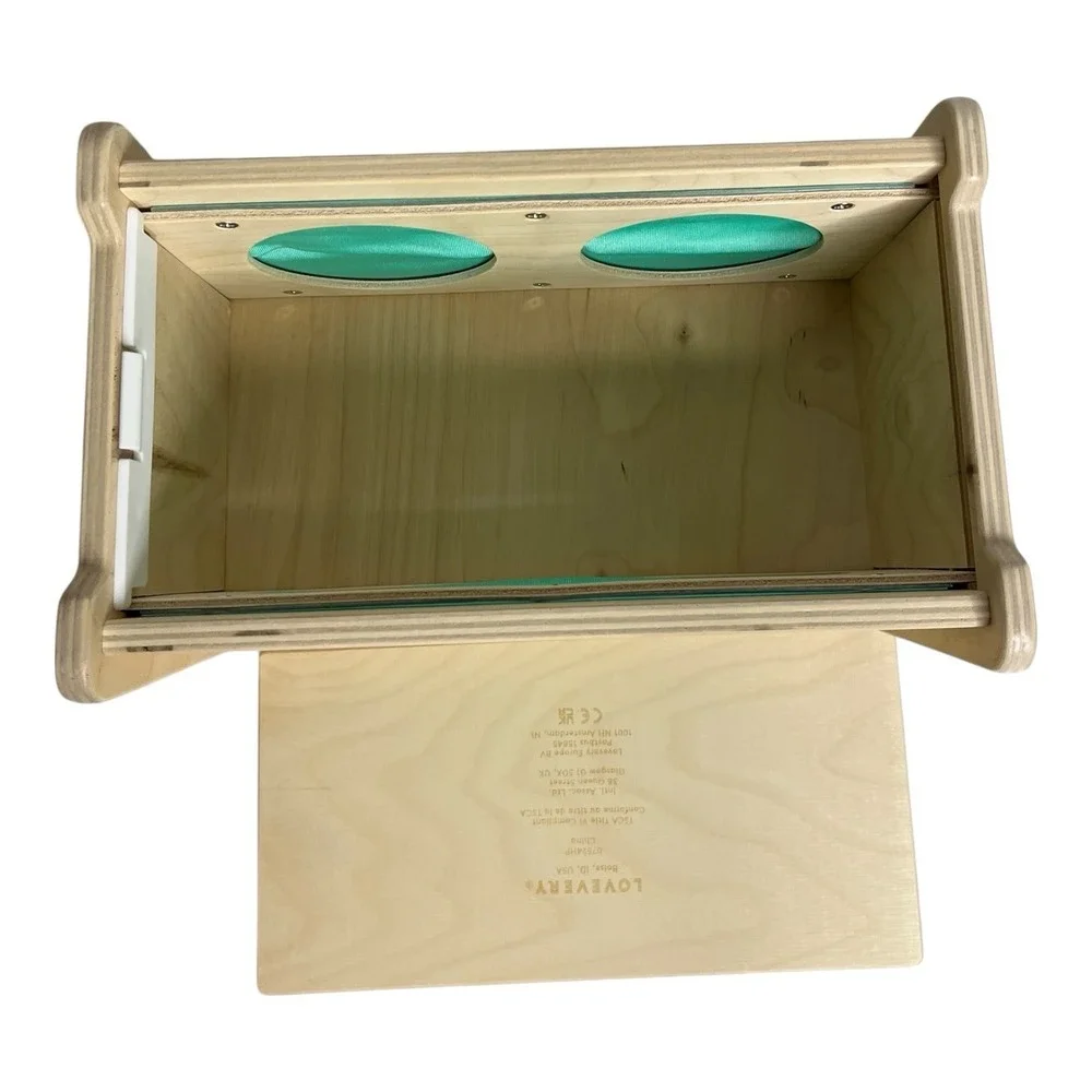 Lovevery Montessori Sensory Box Toy Guessing Game Wooden Analyst 46 47 48 MTH